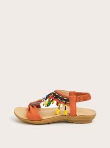 1 Pair Comfortable Bohemian Style Beach Sandals - Orange - View 2