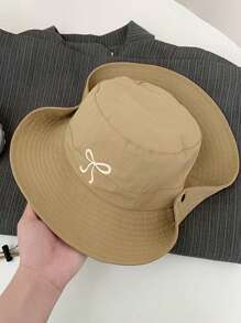 1pc Faux Fur Bucket Hat, Cute Style, White, Fashion , Warm, Suitable As Valentine's Day Or Holiday Gift - Bucket Hat - View 12