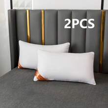 2 件/套豪华高回弹白色枕头，1 对柔软舒适纯色枕头，卧室睡眠枕头，5 星级酒店家用单人成人高枕 - 白色 - 查看 6