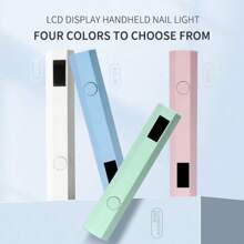 USB Rechargeable Portable LED Dual-Light Source Nail Lamp, Convenient & Fast Drying, Suitable For Home DIY Gel Nail Art Curing And Nail Polish Drying - Multicolor - View 11