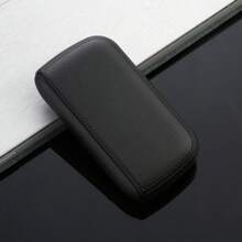 1 pezzo Custodia per sigarette in pelle premium, impermeabile, con 10 scomparti, apertura automatica, a prova di odore e umidità, accessorio per fumatori