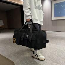 多功能女士背包，配有隐藏式肩带，大容量旅行包，单肩/斜挎包，配有可拆卸肩带，干湿分离，运动健身包，配有独立鞋隔层，多个口袋，适合商务旅行 Suffle 女士包