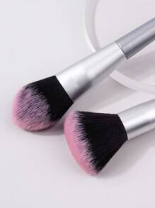 12件套专业化妆刷套装，包含腮红刷、眼影刷、遮瑕刷、修容刷，配有PU皮革收纳桶，是化妆师和学生的优质便携式化妆工具。 - 彩色 - 查看 6