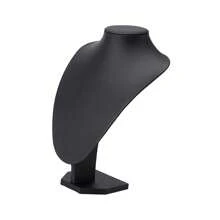 Soporte de exhibición de collares, cadena de joyería, soporte de almacenamiento para el hogar, dormitorio, soporte independiente para exhibir collares - Negro - Ver 9