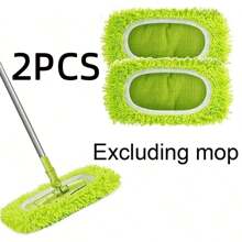 8pcs/6pcs/4pcs/2pcs/1pc, Microfiber Cleaning Mop Replacement Pad, Compatible With Sweeper, Flat Floor Mop Cloth, Washable And Durable Replacement Mop Cloth, Wet And Dry Use, Easy To Clean, Cleaning Supplies, Back To School Supplies,Mop Replacement Pads, Elastic Band Flat Floor Mop Cloth, Washable Durable Mop Pad Refill, Dust Mop Head, Soft Mop Pad Refill, Super Absorbent, Easy To Clean, Cleaning Supplies