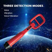 High Precision Waterproof Handheld Metal Detector, Smart Metal Identification Treasure Hunting Instrument - Red - View 10