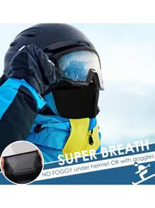 Balaclava Mask + Ice Sleeves, Men's Women's Soccer Ski Mask, Lightweight Sheath, Hat, UV Protector For Riding