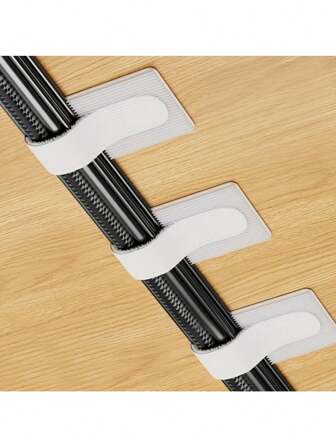 20 Pcs Nylon Cable Clips For Wire Management, Random Color Desktop Data Cable & Computer Wire Organizer