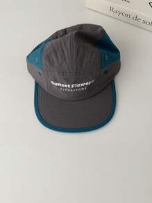 1 chiếc mũ phẳng đầu mềm, mũ vành phẳng chức năng ngoài trời khô nhanh dành cho nữ, mũ bóng chày 5 lớp phối màu, mũ chống nắng thoáng khí, phù hợp với kích thước đầu nhỏ - Mũ lưỡi trai vành phẳng ngắn khô nhanh - Xem 14