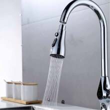 Cabeça de torneira de cozinha giratória universal de 360°, extensor de torneira de braço mecânico multimodo, extensor de torneira antirrespingo com interface de cobre e aço inoxidável para torneira comum, torneira de cozinha, pia, acessórios para bacia, decoração de banheiro, decoração de outono, volta às aulas