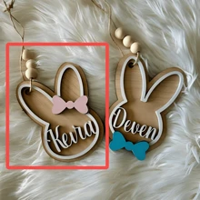 1 pieza Etiqueta de nombre personalizada para cesta de Pascua | Etiqueta de regalo de Pascua personalizada | Etiqueta de nombre de madera personalizada | Etiqueta de regalo de Pascua, Ornamental, Reutilizable, Multifuncional, Elegante, Exquisita, de Alta Calidad, Adorable, Lindo, Personalizado, Único, Regalo Ideal para Él, Regalo Ideal para Ella, Ella, Novio, Novia, Papá, Mamá, Familia, Amigos, Hijo, Hija, Estudiantes, Trabajadores, Niños, Oficina, Salón de té, Escuela, Hogar - Multicolor - Ver 10