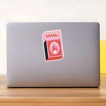 1PC Fireheart Matchbox Sticker – Fantasy Book Lover Vinyl Decal | Fireheart Geïnspireerd Ontwerp Voor Fantasy Fans | Perfect Cadeau Voor TOG En Romantasy Enthousiastelingen | Waterdicht Voor Laptops, Journals, Waterflessen