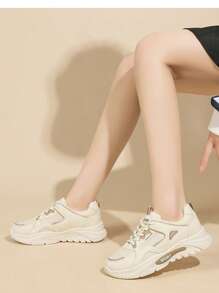 Women's Casual Sports Shoes, Mesh Breathable Fashion Sneakers, Comfortable & Lightweight Soft Sole Cushion, Non-Slip, Sweat-Absorbent, Design