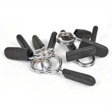 2pcs Barbell Spring Collar Clips, Suitable For Gym Home Fitness, Weightlifting - Multicolor - View 6