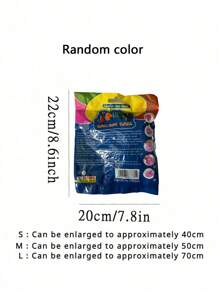 1/3 piezas Pelota de playa de gelatina de gran tamaño hinchable, juguete de exterior para piscina y jardín, reutilizable, para aliviar el estrés, diversión de verano para piscina, bañera, patio trasero y fiestas - Multicolor - Ver 4