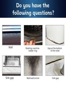 除霉凝胶 - 多功能除霉剂，适用于墙壁、瓷砖填缝剂、浴室、天花板清洁