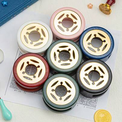 1set Wax Seal Warmer,Wax Seal Kit With Wax Seal Spoon For Melting Wax Seal Beads Or Sealing Wax Sticks(Brown Red) Back To School