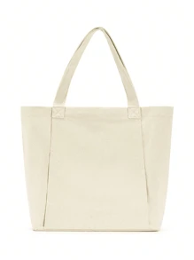 1 件女士瑜伽垫袋，大容量瑜伽垫收纳袋，便携式帆布手提袋适合普拉提、旅行、办公室、海滩锻炼，可用作沙滩袋或购物袋 - 彩色 - 查看 3