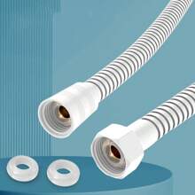 1pc Stainless Steel Anti-Explosion Shower Head With Hose And Water Pipe Accessories For Bathroom Water Heater