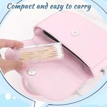 2025 New 3pcs Travel Portable Transparent Storage Box - Mini Organizer For Cleaning Swabs, Bandages & Toothpicks, Dustproof