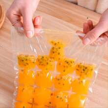 20/50/80/100pcs Disposable Ice Cube Bags - 24 Grids Self-Sealing Freezer Bags - Ideal For Cocktails, Wine, Whiskey, Etc. - Essential Kitchen Item