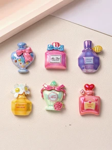 10/20pcs Mixed Cartoon Resin DIY Accessories, Electroplated Bottle, Cream Glue, Handmade Hair Clips, Phone Cases, Shoe Buckle Crafts