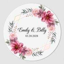 UNICCUT 定制婚礼贴纸、个性化文字标签、感谢贴纸，适用于新娘、派对、婚礼装饰，多功能、可调节、防霉、装饰性强、粘性好、可重复使用、可爱、时尚、精美、高品质、色彩丰富、可定制、独特、个性化，是送给他的理想礼物、送给朋友的理想礼物，也适用于周年纪念、生日、乔迁、毕业等场合，可用于厨房、餐厅、卧室、办公室、客厅、家居、花园、茶室等，是必备佳品。 - 彩色 - 查看 20