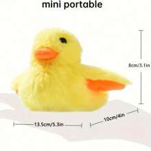 Rechargeable Gravity Charging Duck Electric Toy (Not Flying), Flapping Wings, Realistic Duck Sound, Touch Activated, Interactive Cat Lover And Cat Mom Love Chaser Toy - Multicolor - View 9