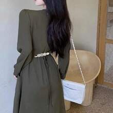 Vintage Sweater Shawl Clips Flower Patterns Retro Cardigan Collar Dresses Clips Brooch Clips Shirt Clips For Women - Gold - View 7