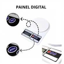 Digital Kitchen Food Scale High Precision 0g To 10kg 8121 - 白色 - 查看 6