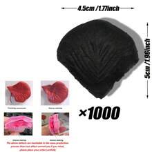 100/1000 stuks diverse kleuren (dieprood, rood, roze, zwart, blauw, geel) kunstzijden rozenblaadjes, geschikt voor Valentijnsdag, romantische nacht, trouwseizoen, Moederdag, aanzoek, verloving, jubileumhuisdecoratie