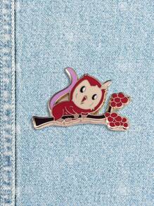 1PC Cute Bird Animal Enamel Brooch Fashion Backpack Decoration