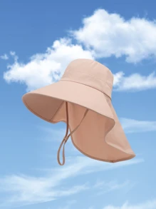 1pc Women's Summer Lightweight Breathable Foldable Wide-Brim Sun Hat, UPF Protection, Ideal For Outdoor/Work