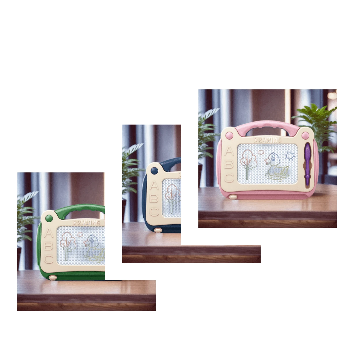 Back To School High Quality Colorful Drawing Board, Early Education Children Painting Doodle Board, Magnetic Writing Pad For Home Use