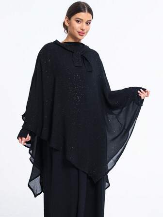 1 件纯色装饰围巾、裹巾、头巾、头带、披肩、时尚服装配饰，适合宽松连衣裙 2 件套