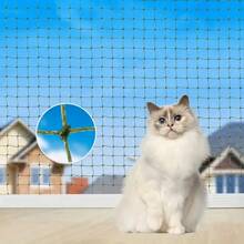 Widened Green Cat Balcony Net, 196.85*157.48 Inches - Anti-Bite Polyester, Easy To Install, Ensuring Pet Safety And Protection