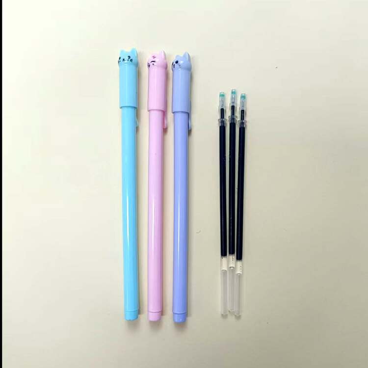 1/3/6pcs Random Color Cute Wagging Tail Cat Pens - Ideal For Cat Lovers At School, Office, Back To School Essential, Smooth Writing For Notebooks, Calendars, Books Marking, Stationery, Office Supplies, Party Favors - Multicolor - View 9