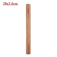 Wooden Rolling Pin Fondant Cake Decoration Dough Roller Cooking Pastry Baking Tool Kitchen Accessories - Mocha Brown - View 1