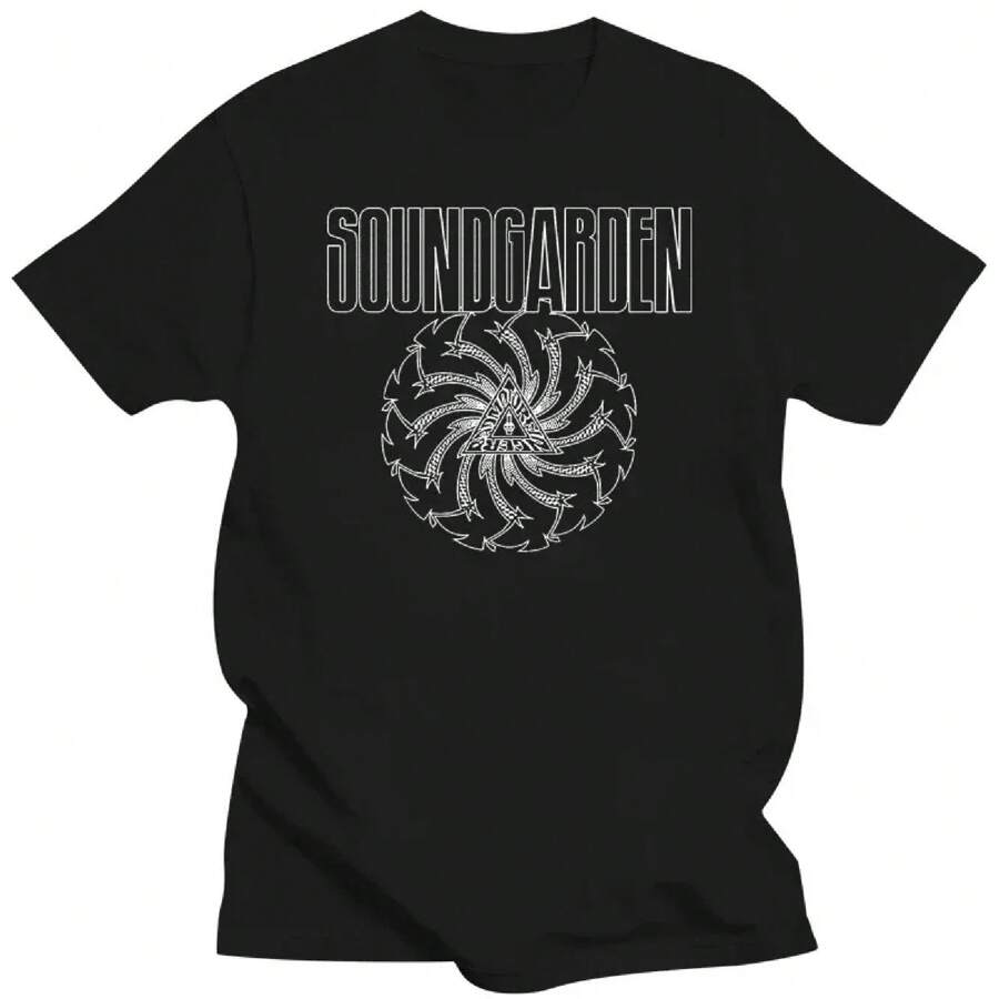 Camiseta con dibujo artístico en forma de corazón con motivo gráfico abstracto en forma de corazón - Negro - Ver 1