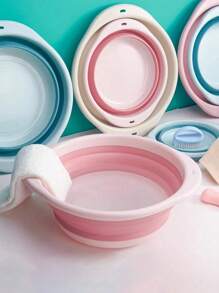 Chậu giặt gấp gọn di động Chậu rửa gấp du lịch bằng nhựa Chậu rửa gấp bền chắc Phòng tắm Nhà bếp Đồ dùng gia đình Chậu rửa gấp gọn di động Dùng cho gia đình Ký túc xá và sử dụng ngoài trời Để rửa chân Rửa tay thiết yếu cho ngày tựu trường - Nhiều màu - Xem 2