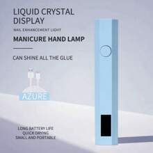 USB Rechargeable Portable LED Dual-Light Source Nail Lamp, Convenient & Fast Drying, Suitable For Home DIY Gel Nail Art Curing And Nail Polish Drying - Multicolor - View 14