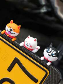 1/3pcs-Motorcycle Accessories: Rubber Dash Trims, License Plate Frames And Battery Stickers - Perfect For Personalization, Motorcycle Stickers