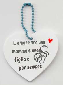1 pieza Llavero acrílico con forma de corazón y letra, accesorio para propuesta de fiesta, decoración de bolsos
