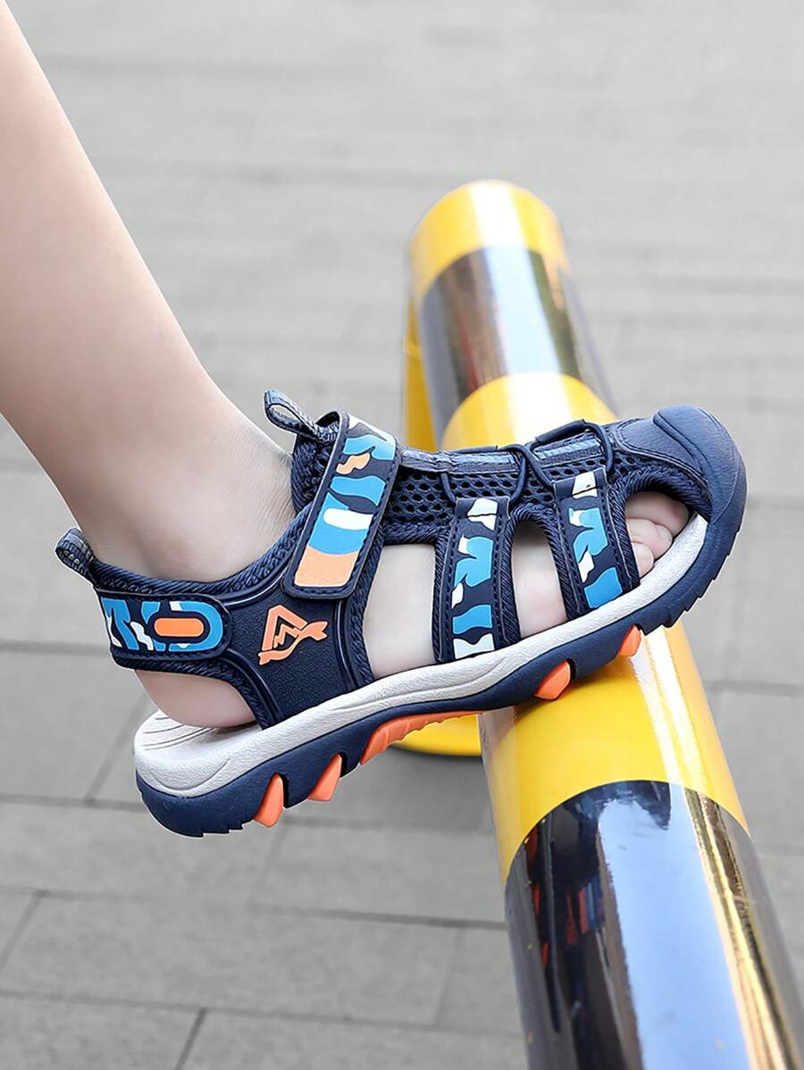 Zapatos para niños, sandalias para niños, sandalias deportivas para niños, zapatos de playa para niños, sandalias slip-on, sandalias de punta cerrada