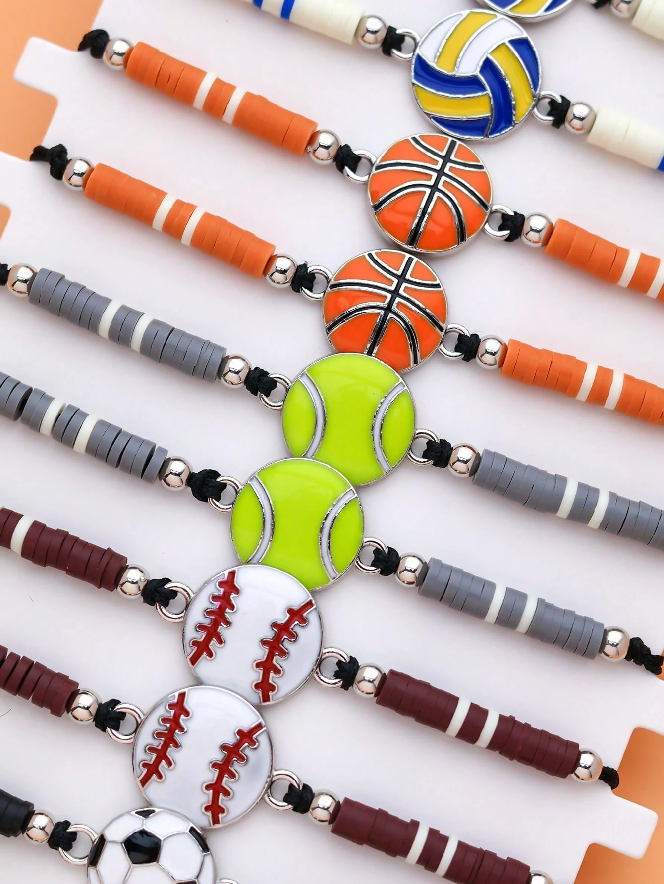 Set De 12 Pulseras De Fútbol Ajustables – Correas De Hilo Encerado Con Cuentas De Fútbol, Regalo Para Niños Y Aficionados, Ideales Para Cumpleaños Y Torneos