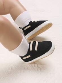 1 双软底休闲运动鞋，适合 0-1 岁婴儿，春秋季 - 黑色 - 查看 7