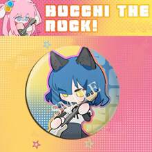 1 件 Lonely Rock Pochi-Chan Q 版后藤一里山田凉弘北夏希马口铁激光徽章适合日常佩戴或作为礼物