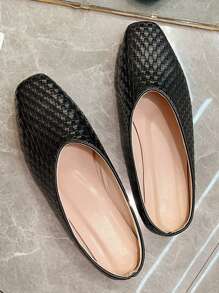 1 双夏季新款时尚法式一脚蹬凉鞋，柔软鞋底，舒适百搭