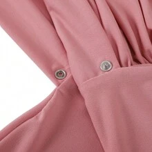 1pc Instant Hijabs For Women, Convenient Button Fastened Slip-Resistant Headscarves - Multicolor - View 9