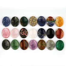 1PC Natural Crystal Palm Stone 35*45mm Worry Stone